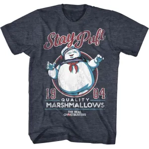 The Real Ghostbusters Staypuft Navy Heather T-Shirt