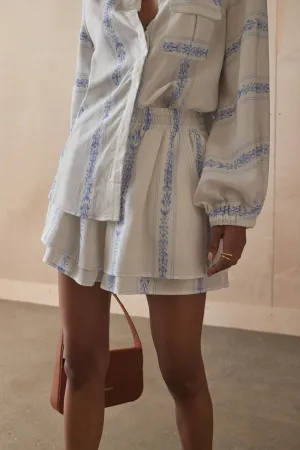 The Tia Shorts - Clio Stripe