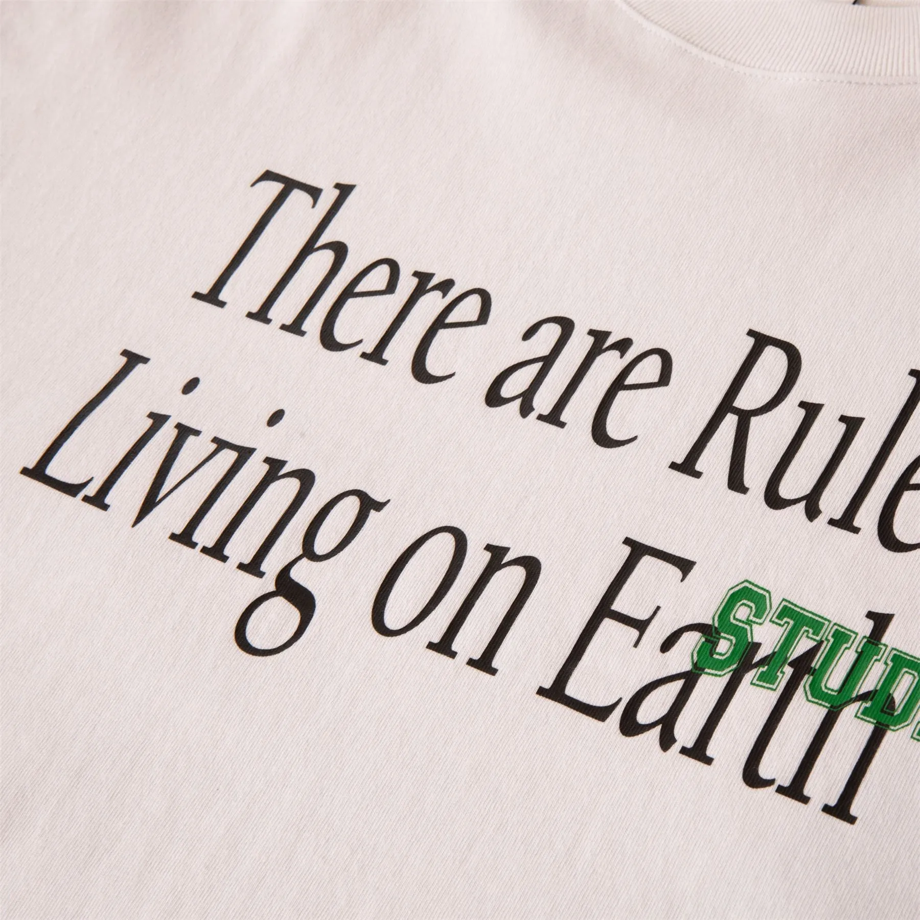 There Are Rules Tee White