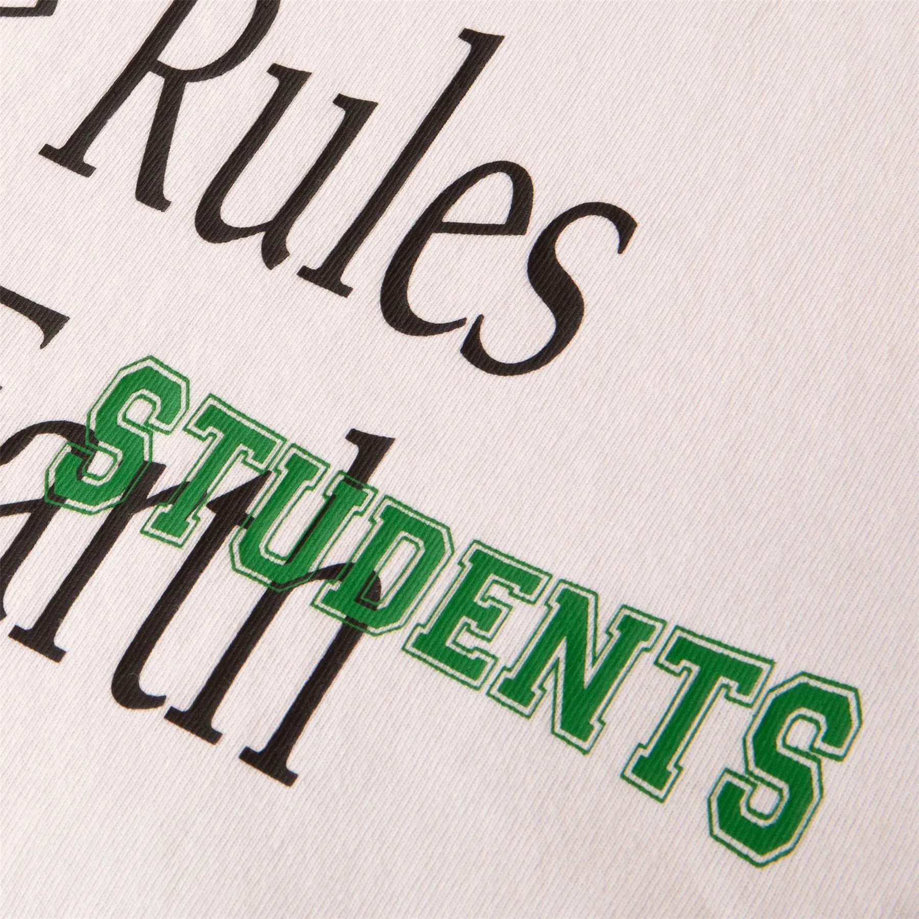 There Are Rules Tee White