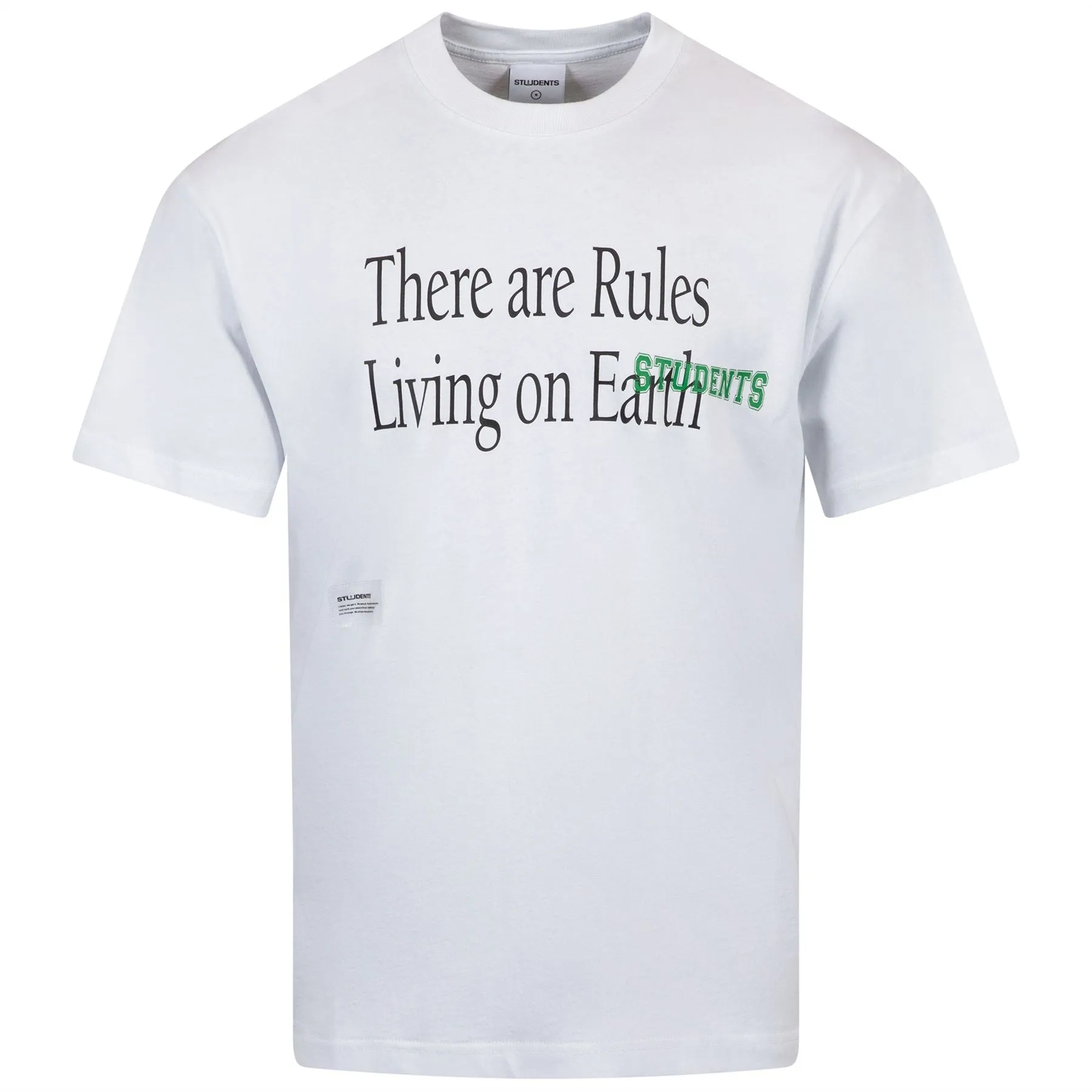 There Are Rules Tee White