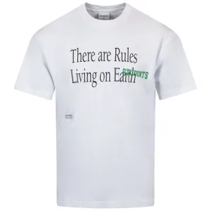 There Are Rules Tee White