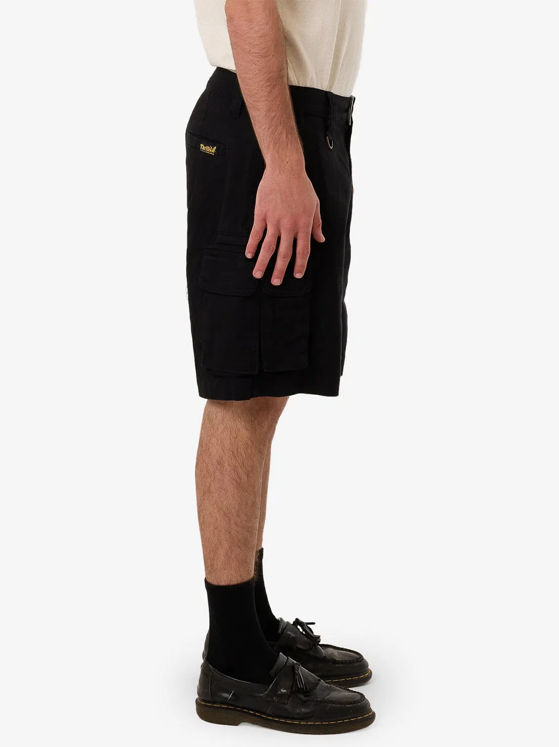 Thrills - Slacker Union Cargo Short - Black