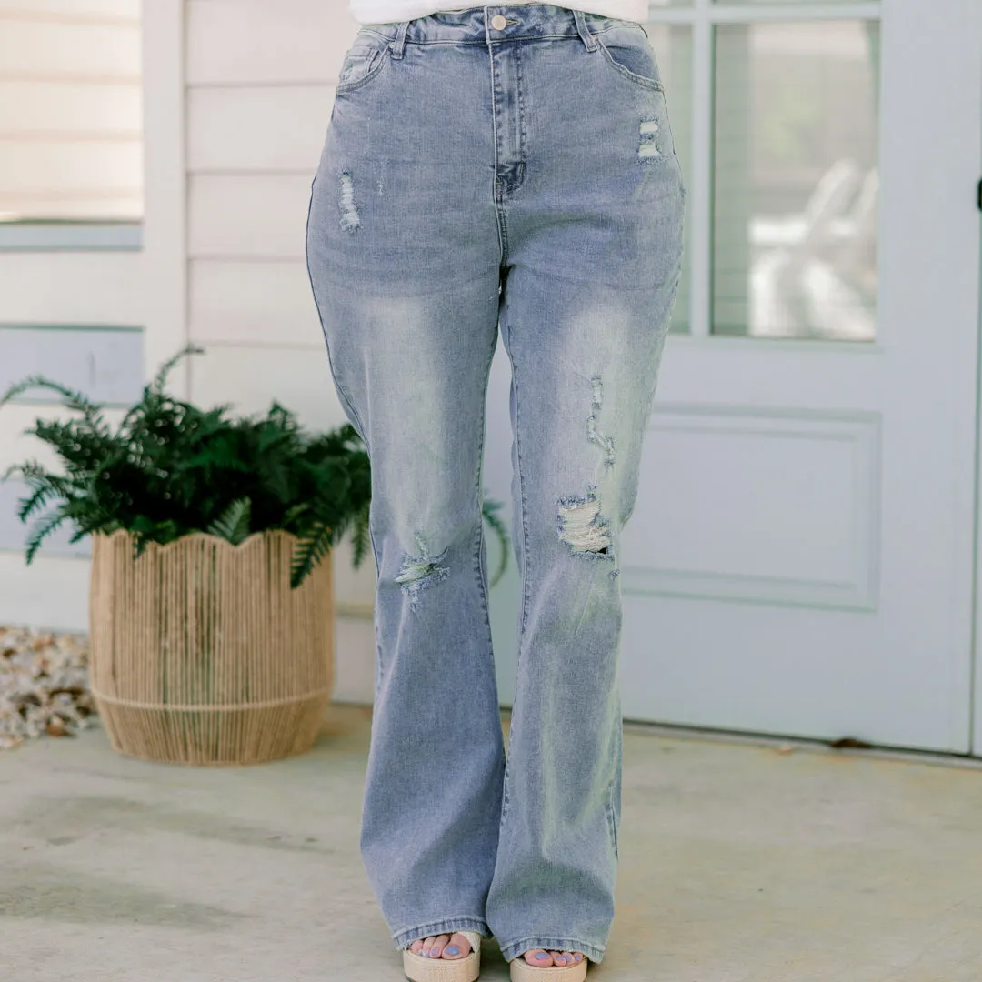 Through The Seasons Jeans, Light Wash