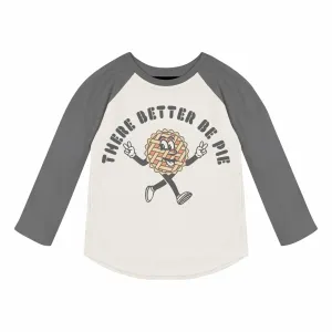 Tiny Whales Better Be Pie L/S Raglan Tee
