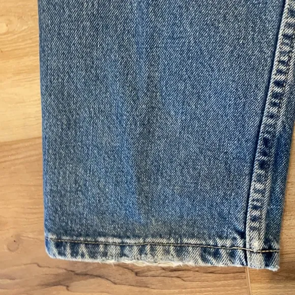 Tommy Hilfiger women size 6 denim medium blue jeans high rise cotton vintage y2k