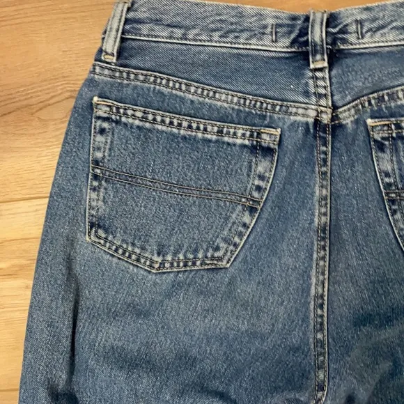 Tommy Hilfiger women size 6 denim medium blue jeans high rise cotton vintage y2k