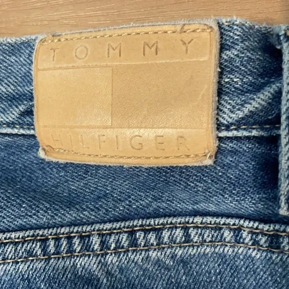 Tommy Hilfiger women size 6 denim medium blue jeans high rise cotton vintage y2k