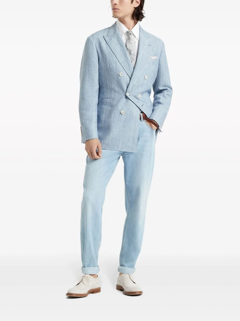 Traditional fit denim jeans