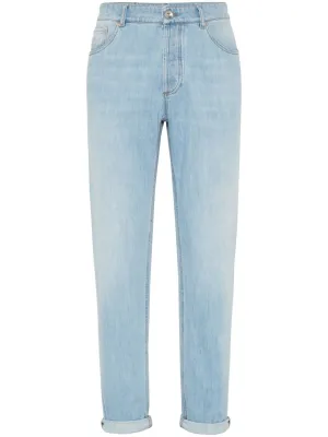 Traditional fit denim jeans