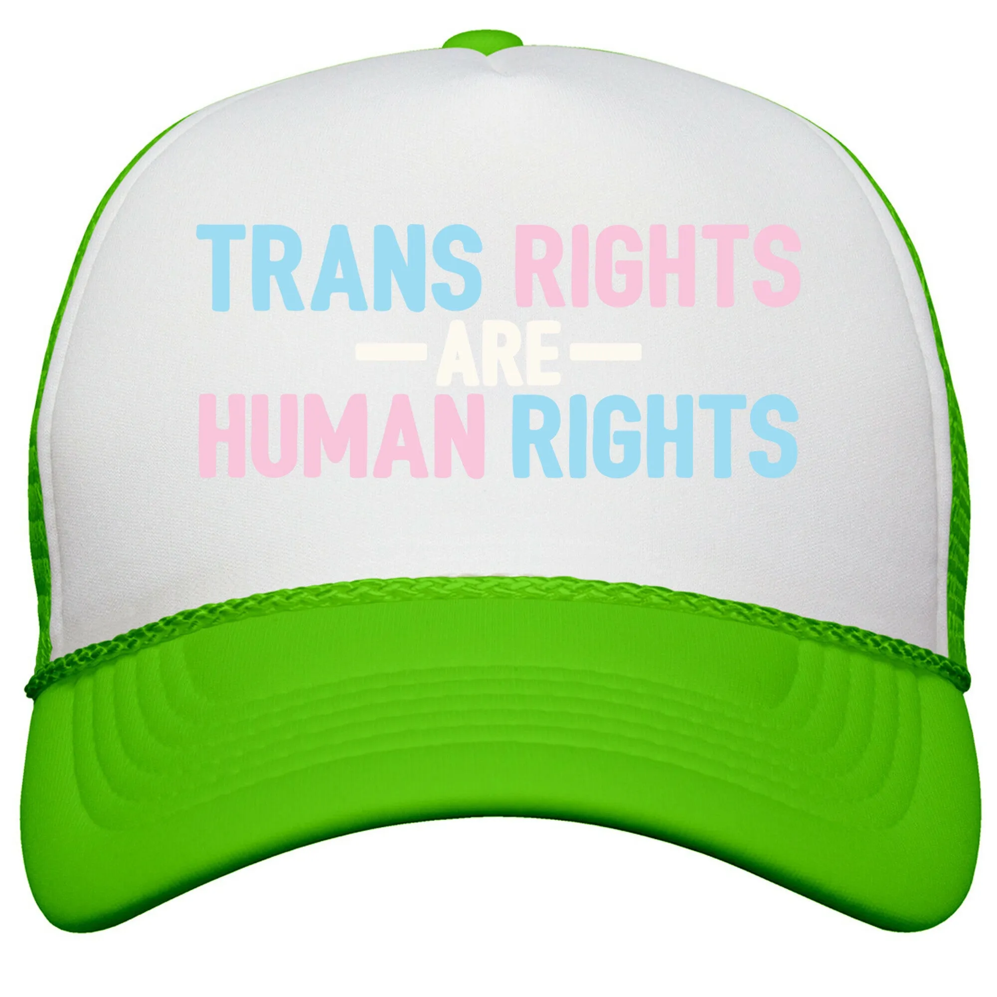 Trans Rights Are Human Rights Snapback Trucker Hat