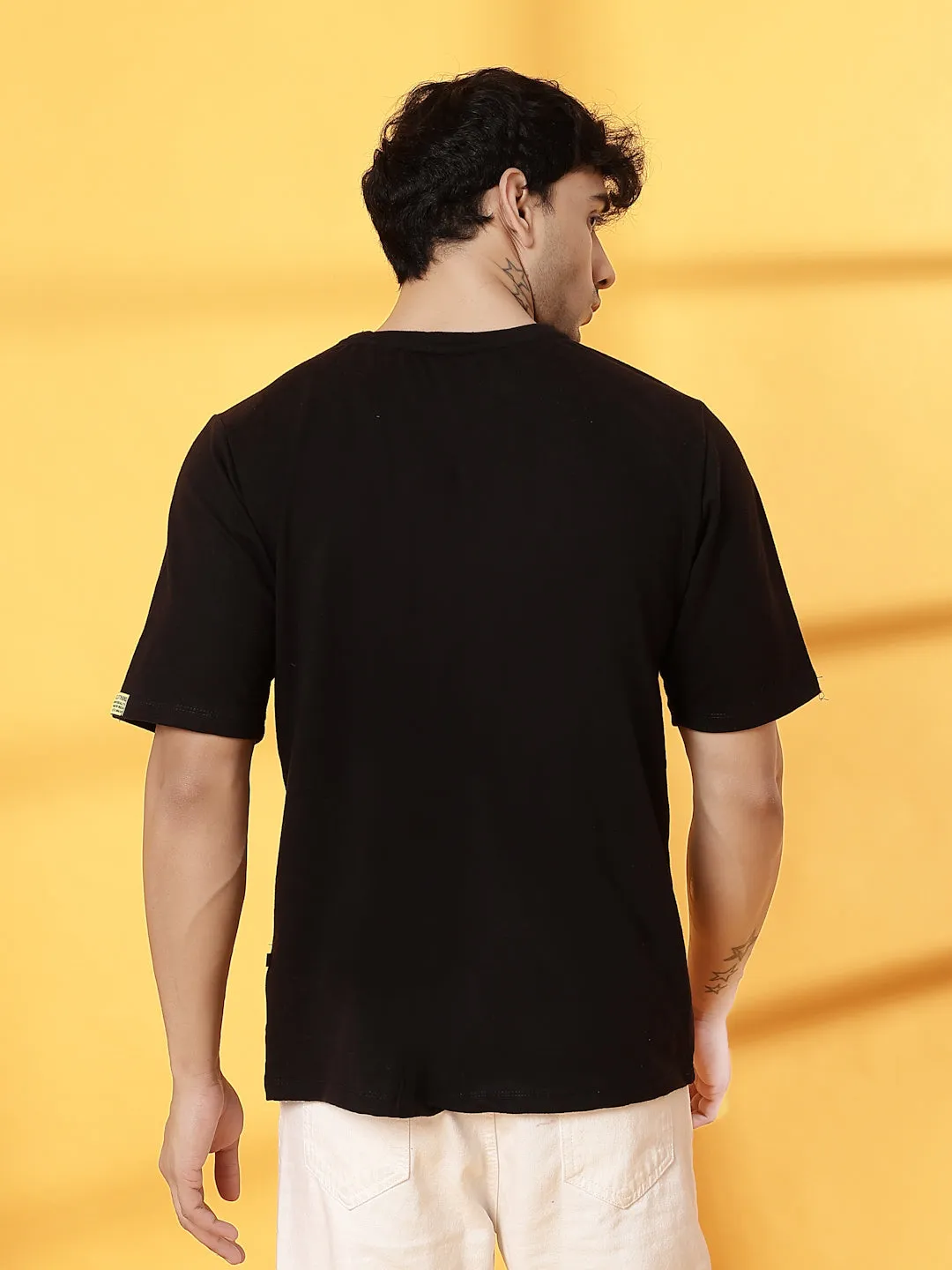 Trendy Back Print T-Shirt