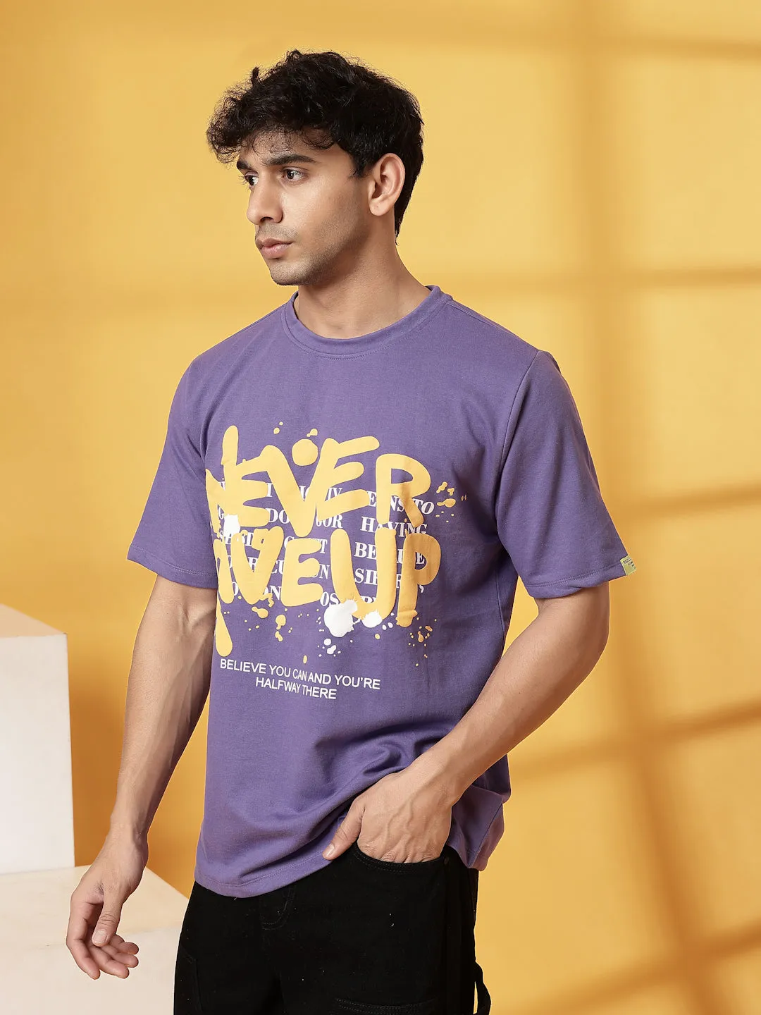 Trendy Back Print T-Shirt