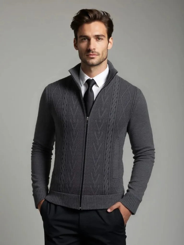 Tristan | Cashmere Zip Layer