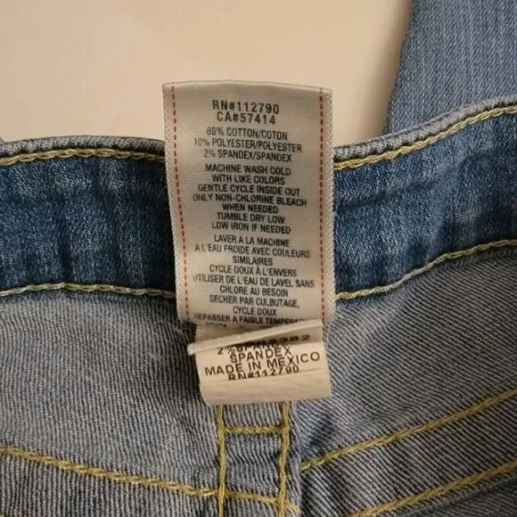 True Religion Light Wash Skinny Logo Jeans