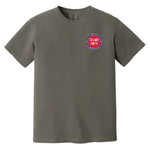 Trump "Never Surrender" Comfort Colors Tee - Trump 2024 Front Patch