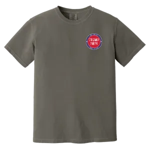 Trump "We Will Not Fear" Comfort Colors Tee - Trump 2024 Front Patch & Back Design