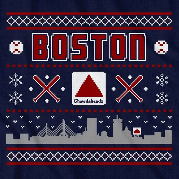 Ugly Holiday Sweater Boston T-Shirt