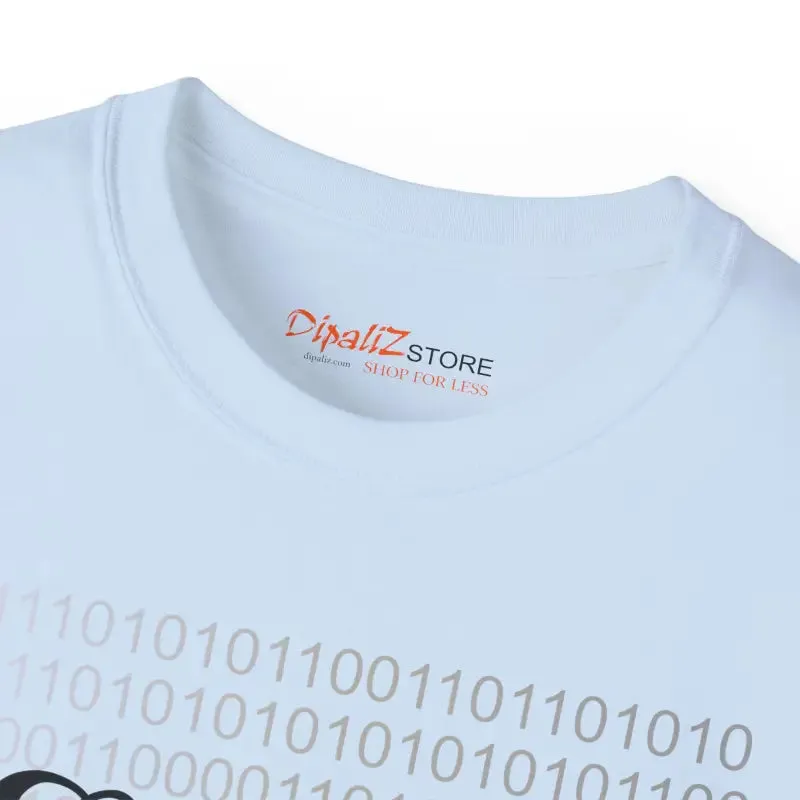 Ultra Cotton Tee for Coding and Coffee Fanatics
