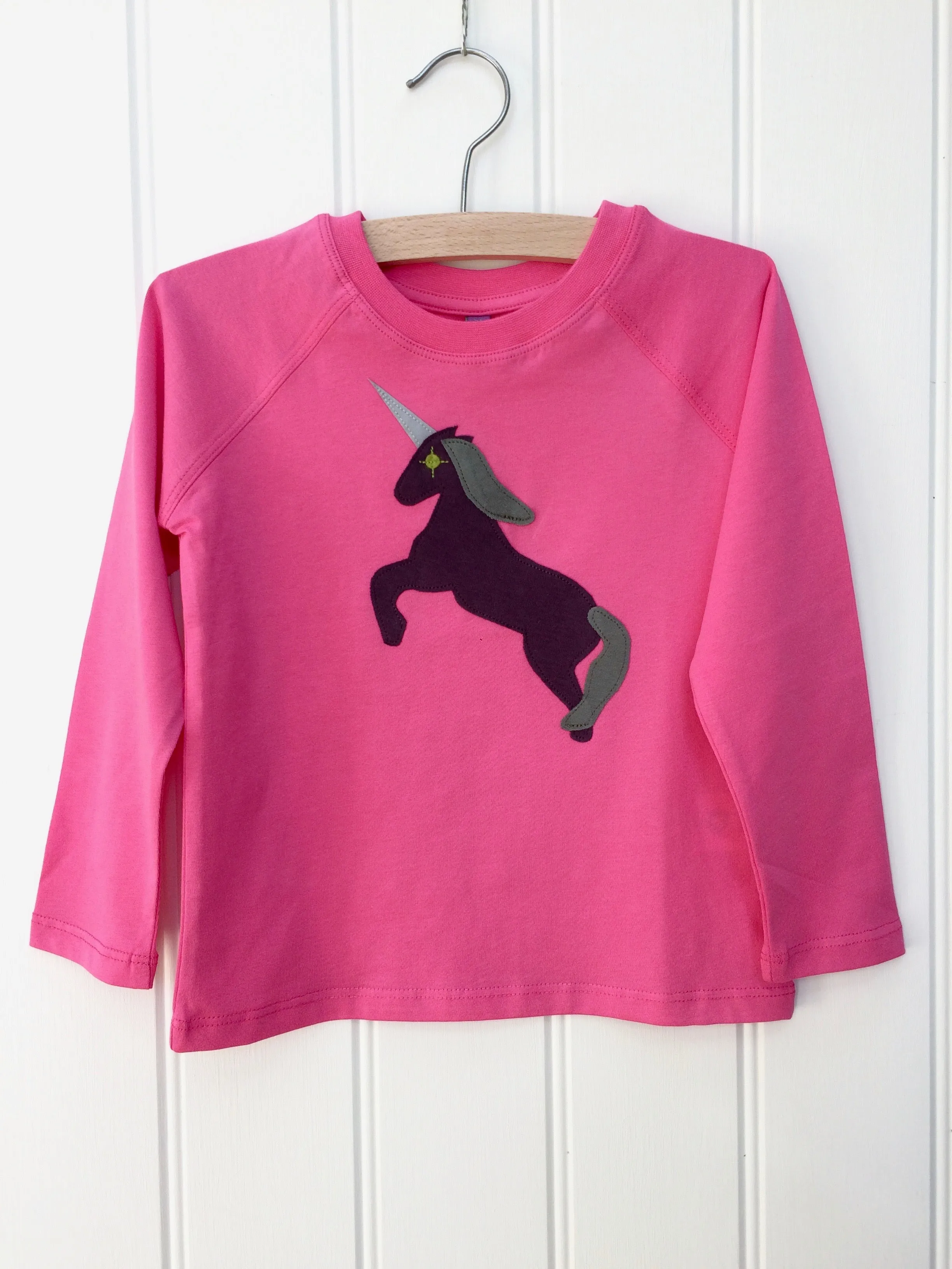 Unicorn - Long Sleeved T-shirt - Pink