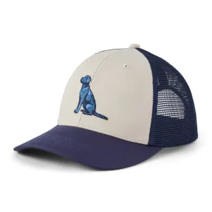 Unisex Clean Sitting Dog Trucker - Birch White - 132290