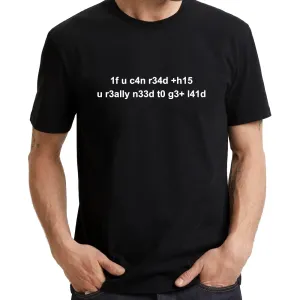 UT IF YOU CAN READ THIS YOU NEED TO GET LAID Statement Unisex T-Shirt
