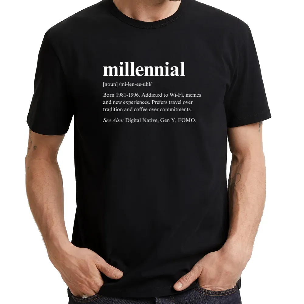 UT MILLENIAL DEFINITION Generation Gen-Y Statement Unisex T-Shirt