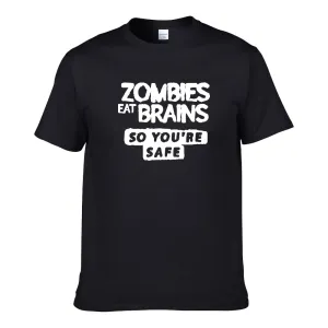 UT ZOMBIES EAT BRAINS Statement Unisex T-Shirt