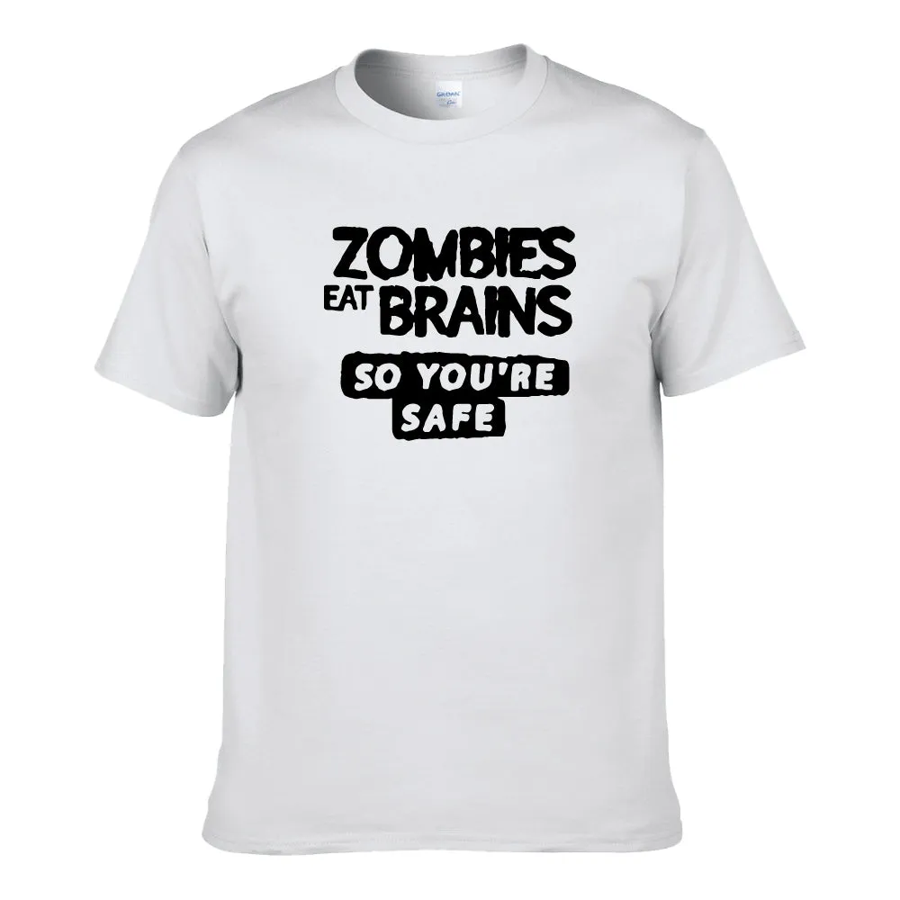 UT ZOMBIES EAT BRAINS Statement Unisex T-Shirt