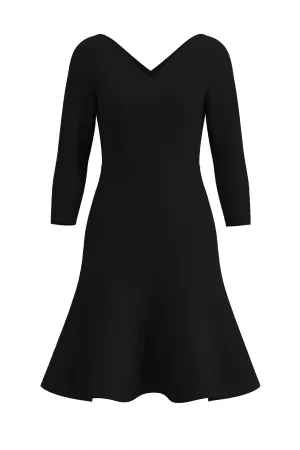V-NECKLINE DRESS