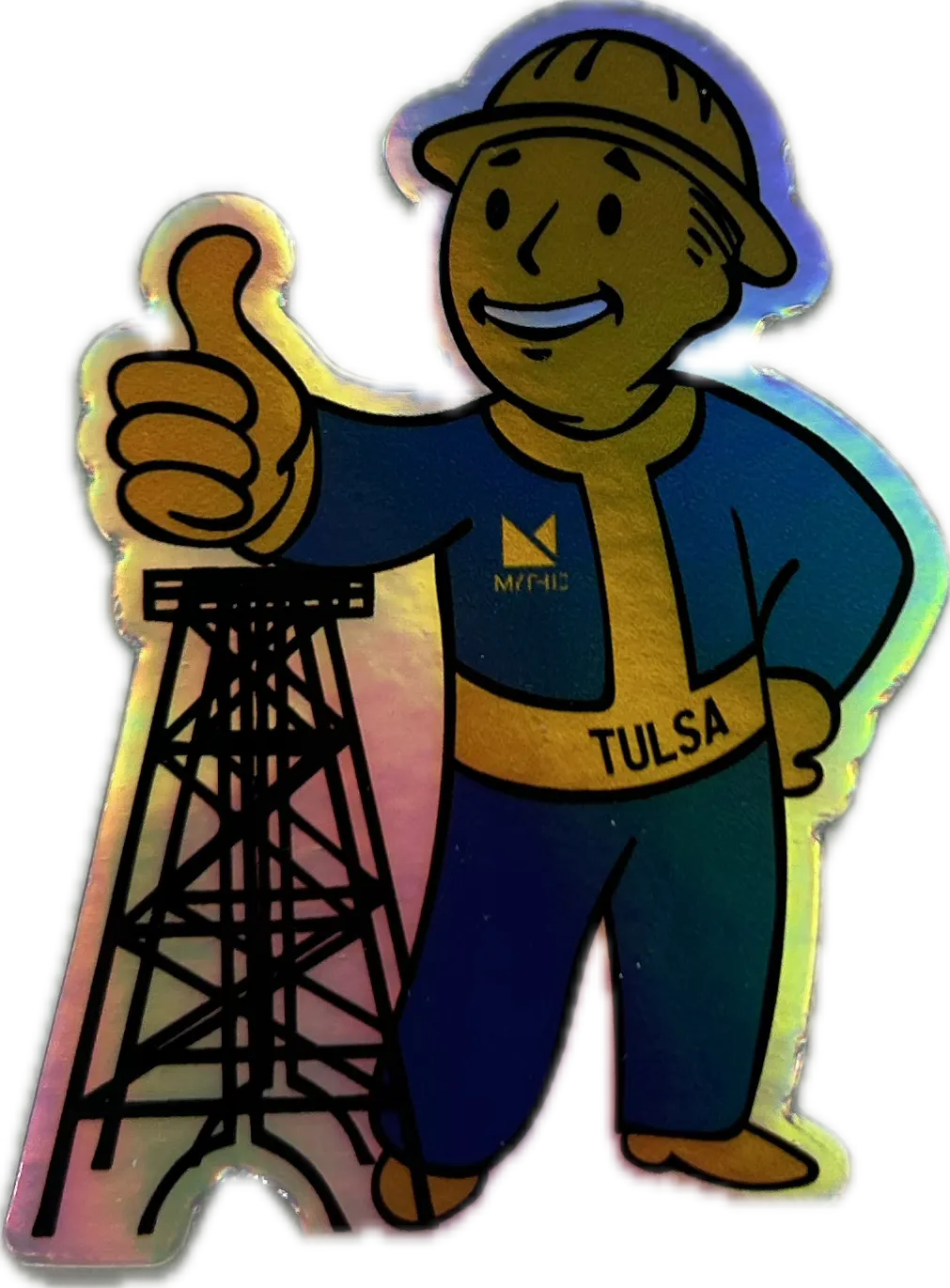 Vault Boy Driller Sticker