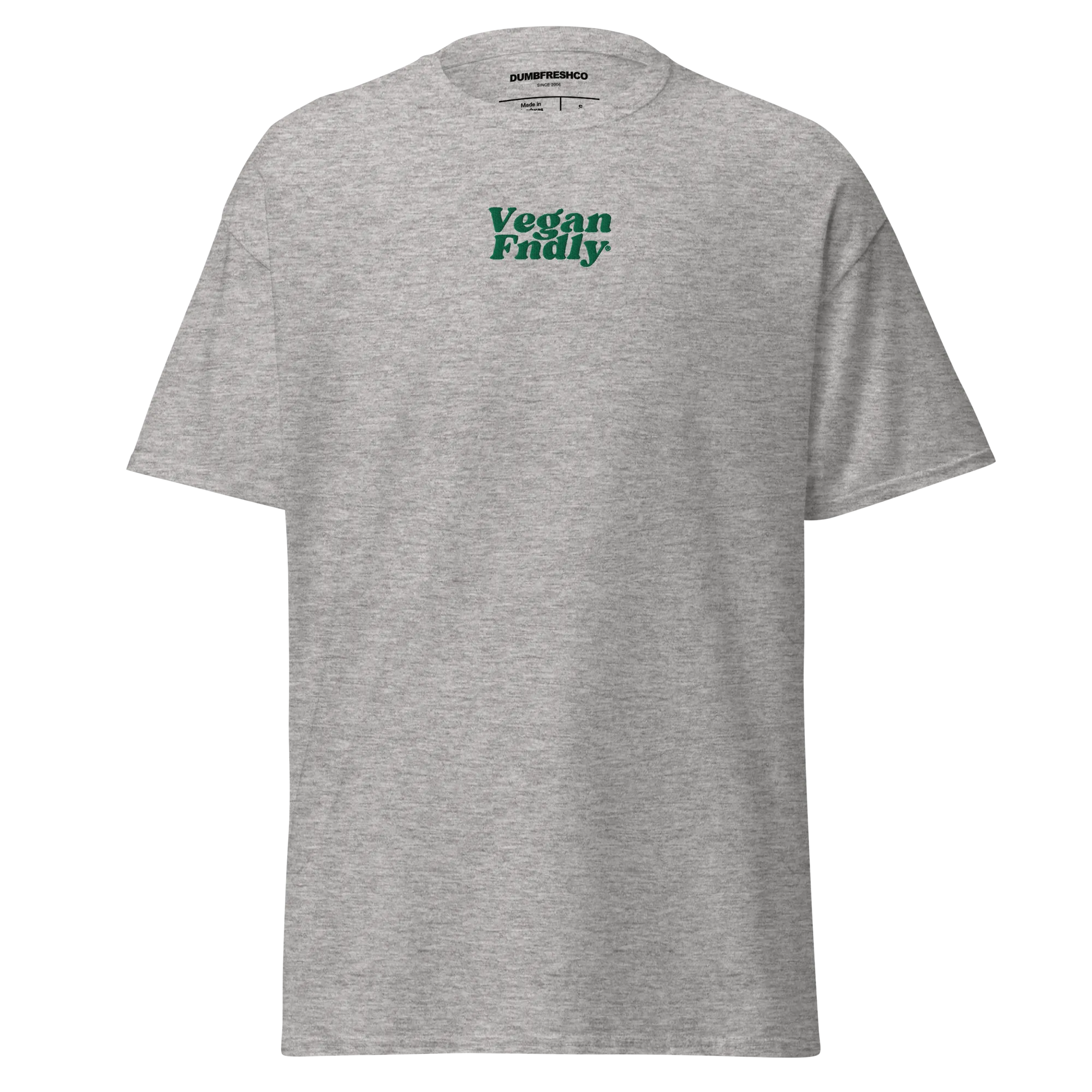 Vegan Fndly Embroidered T-Shirt