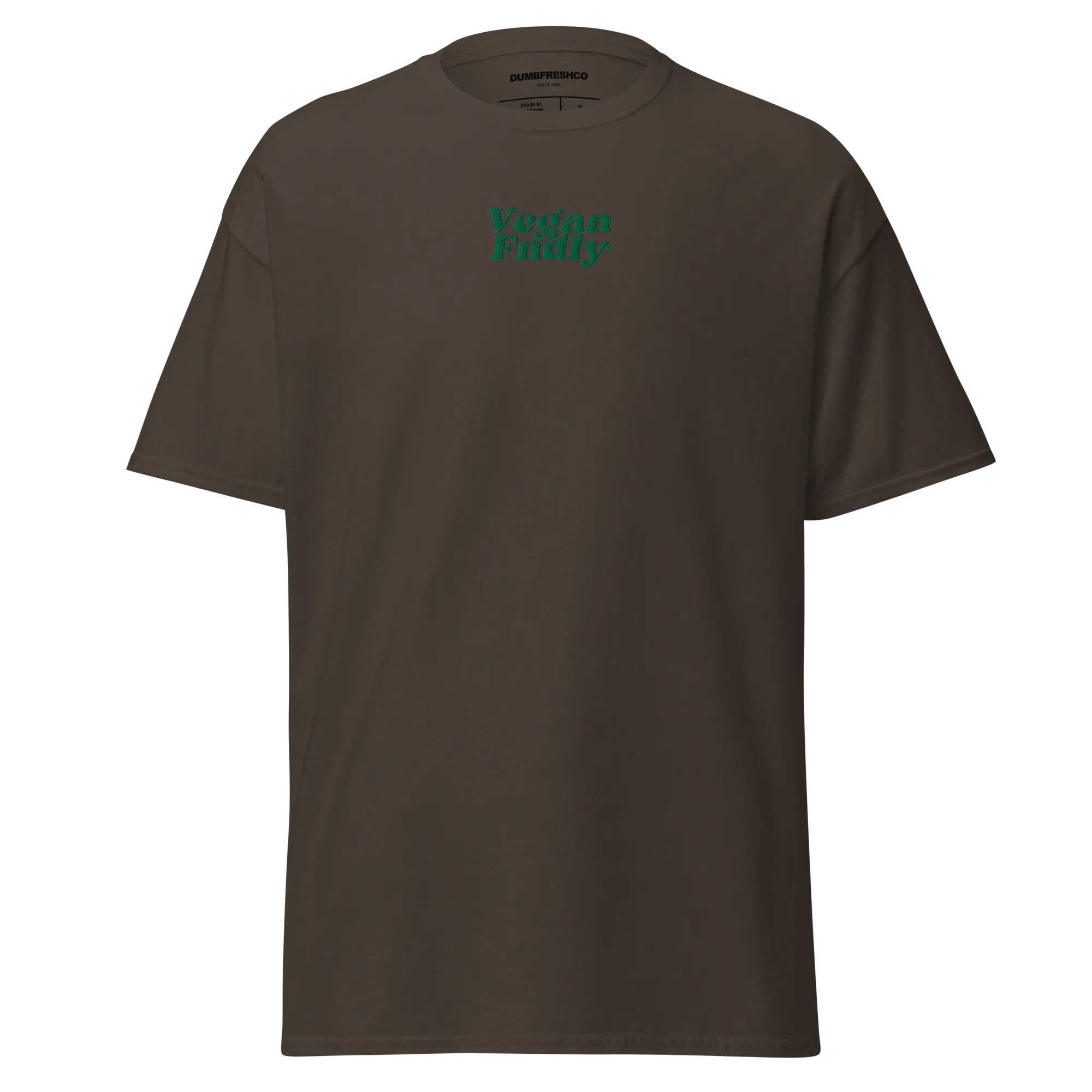 Vegan Fndly Embroidered T-Shirt
