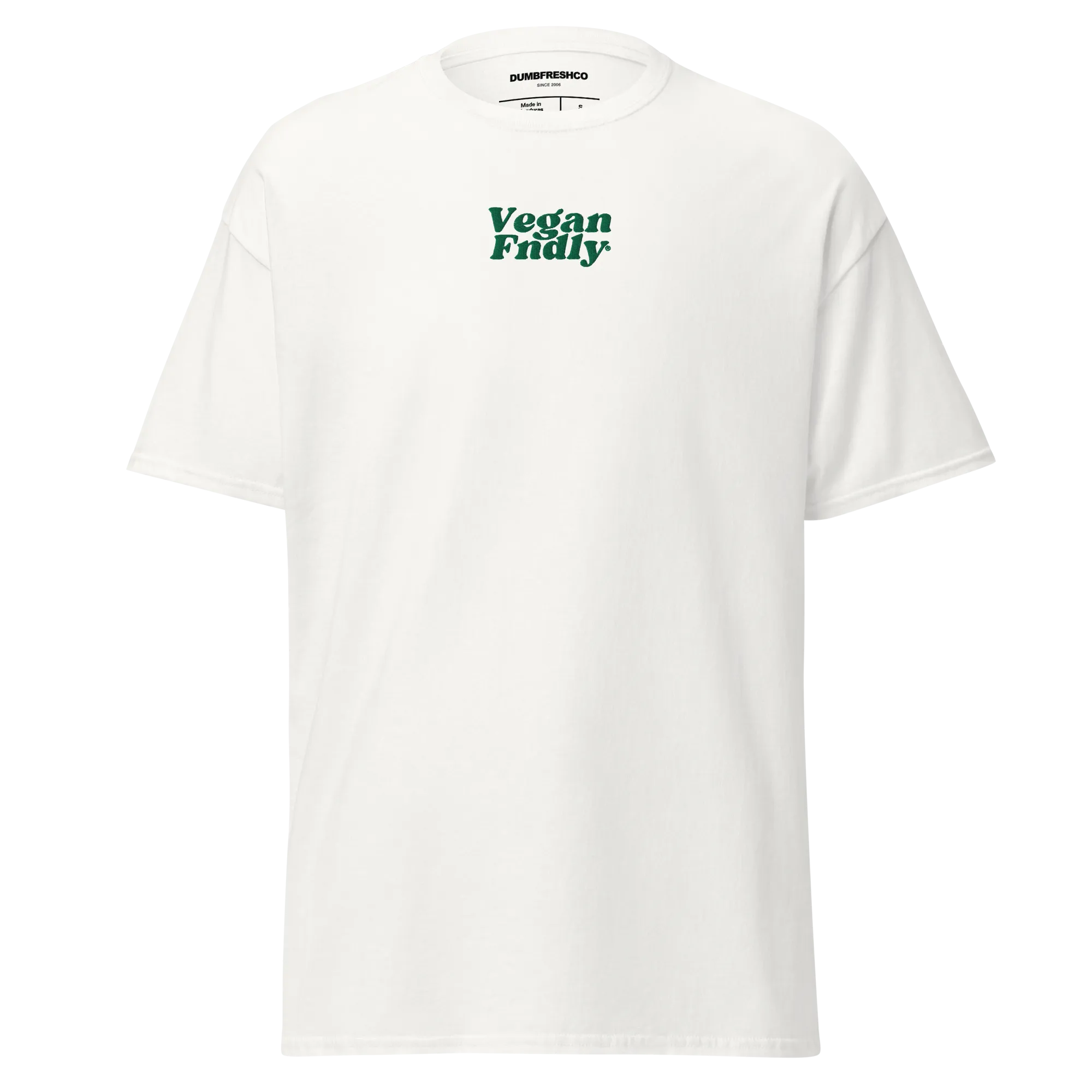 Vegan Fndly Embroidered T-Shirt