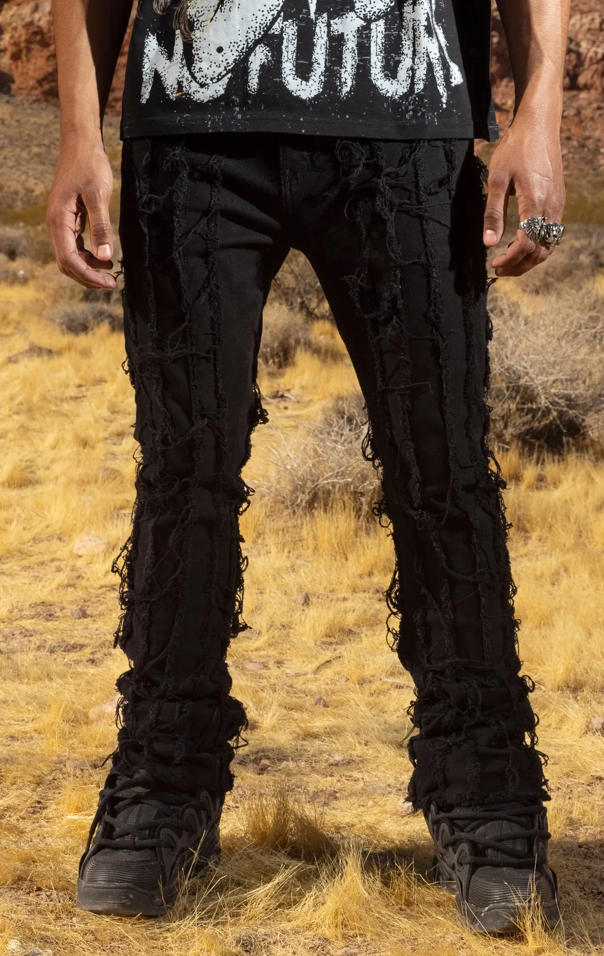 Vertical Frey Stack Jeans