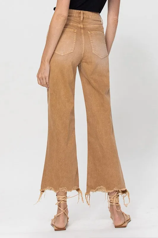 VERVET by Flying Monkey 90's Vintage Crop Flare Jeans