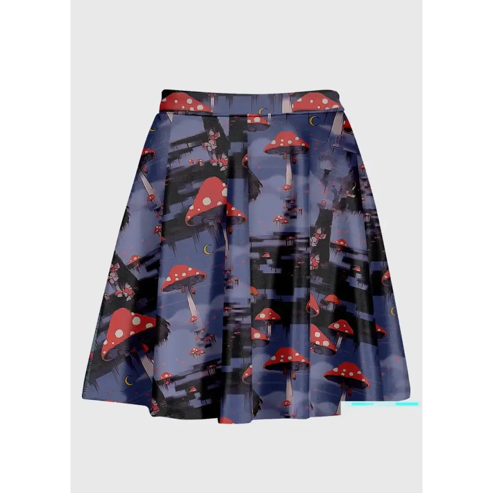 Ville Champignon Weirdcore High-Waisted Skirt Apparel & Accessories