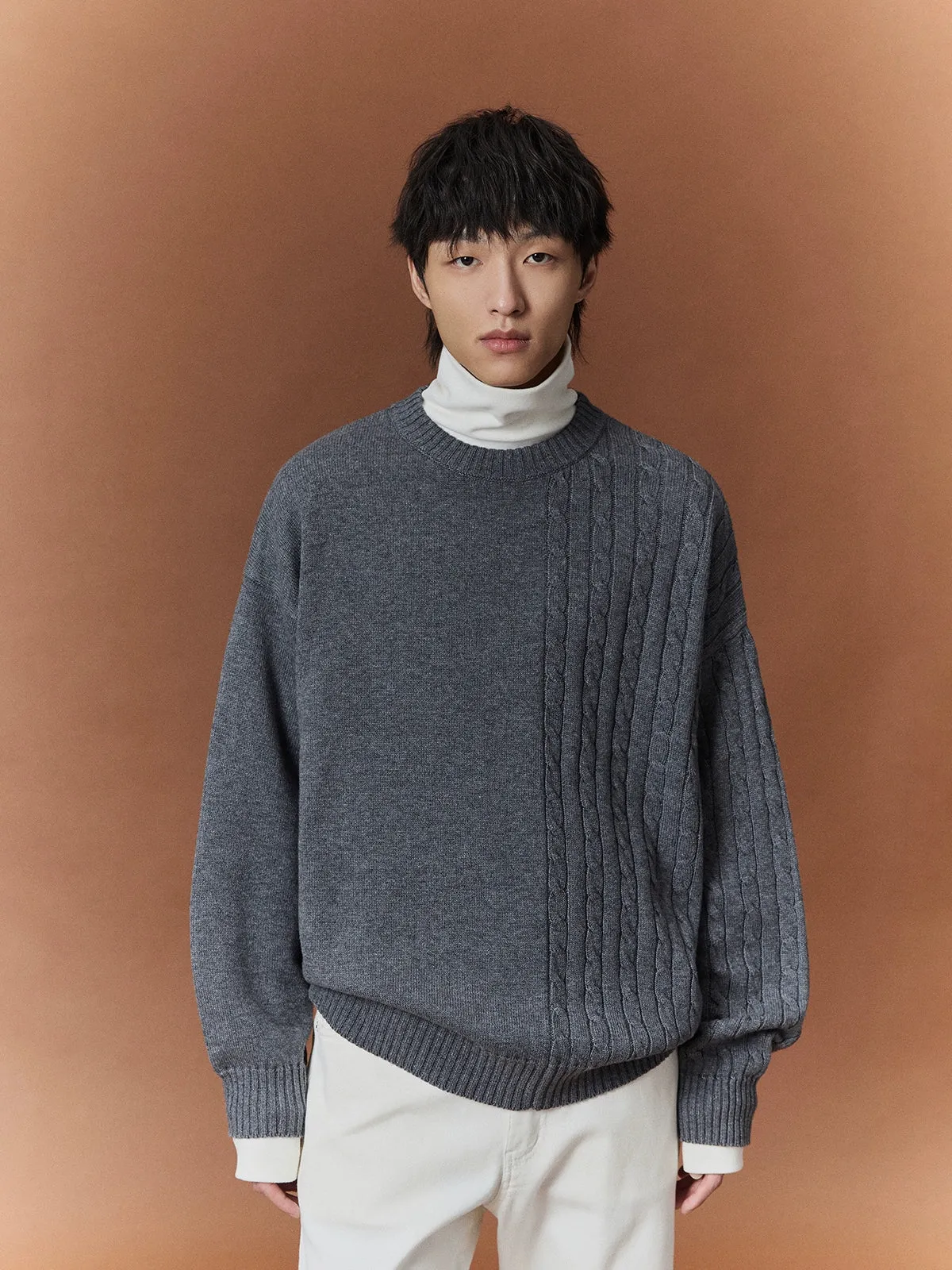 Vintage Cable Knit Sweater
