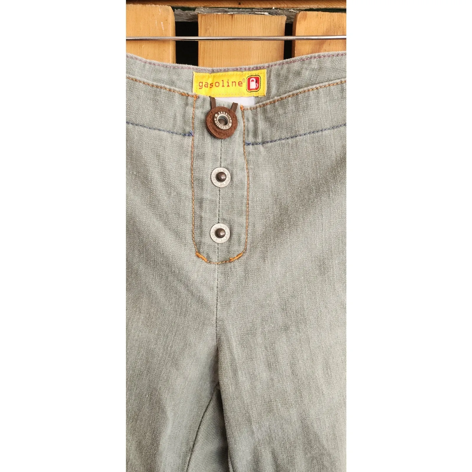 Vintage Y2K Gasoline Jeans Low Rise Light Wash Size 3