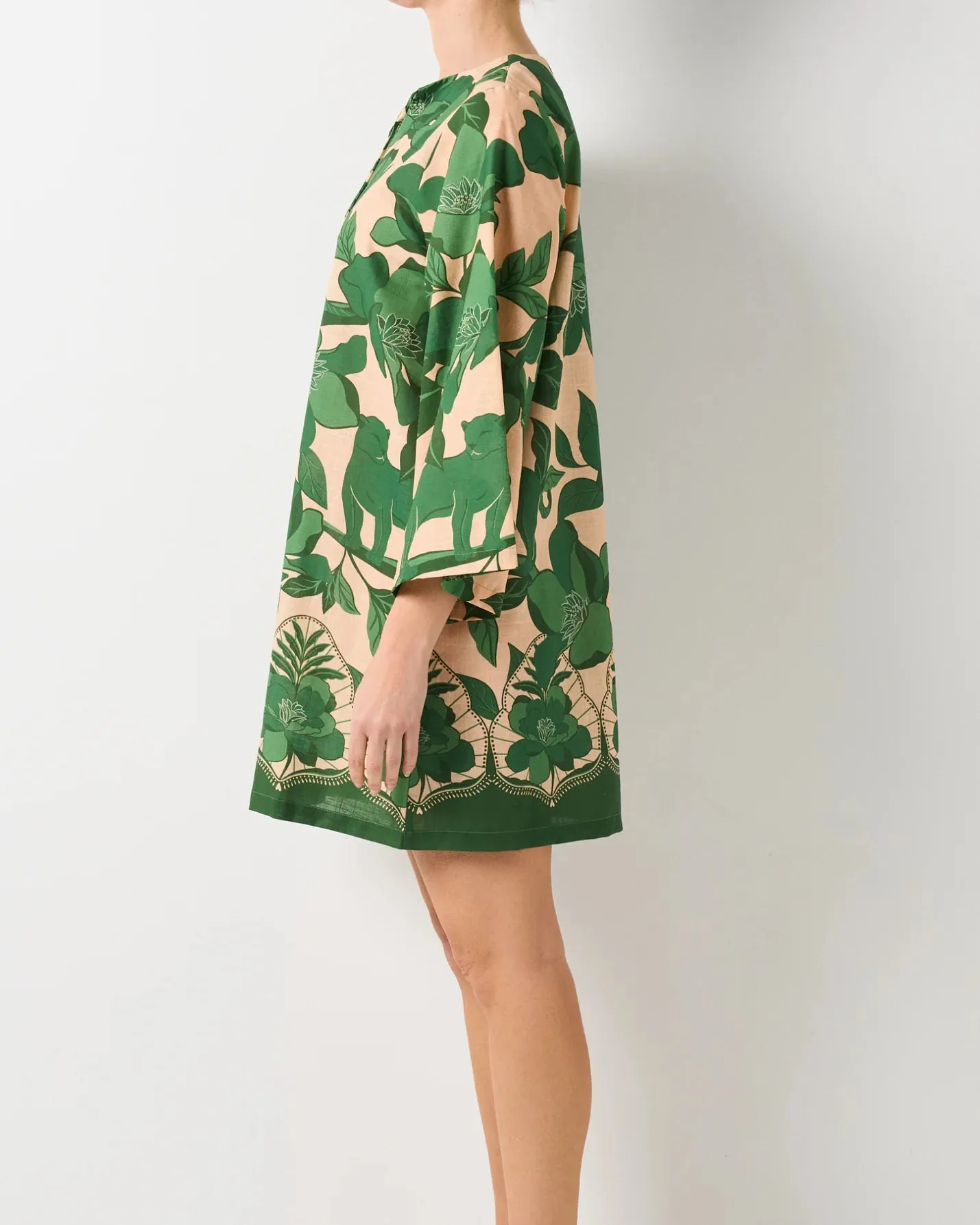 Walnut Melbourne -  Anguilla Dress - Jaguar Jungle