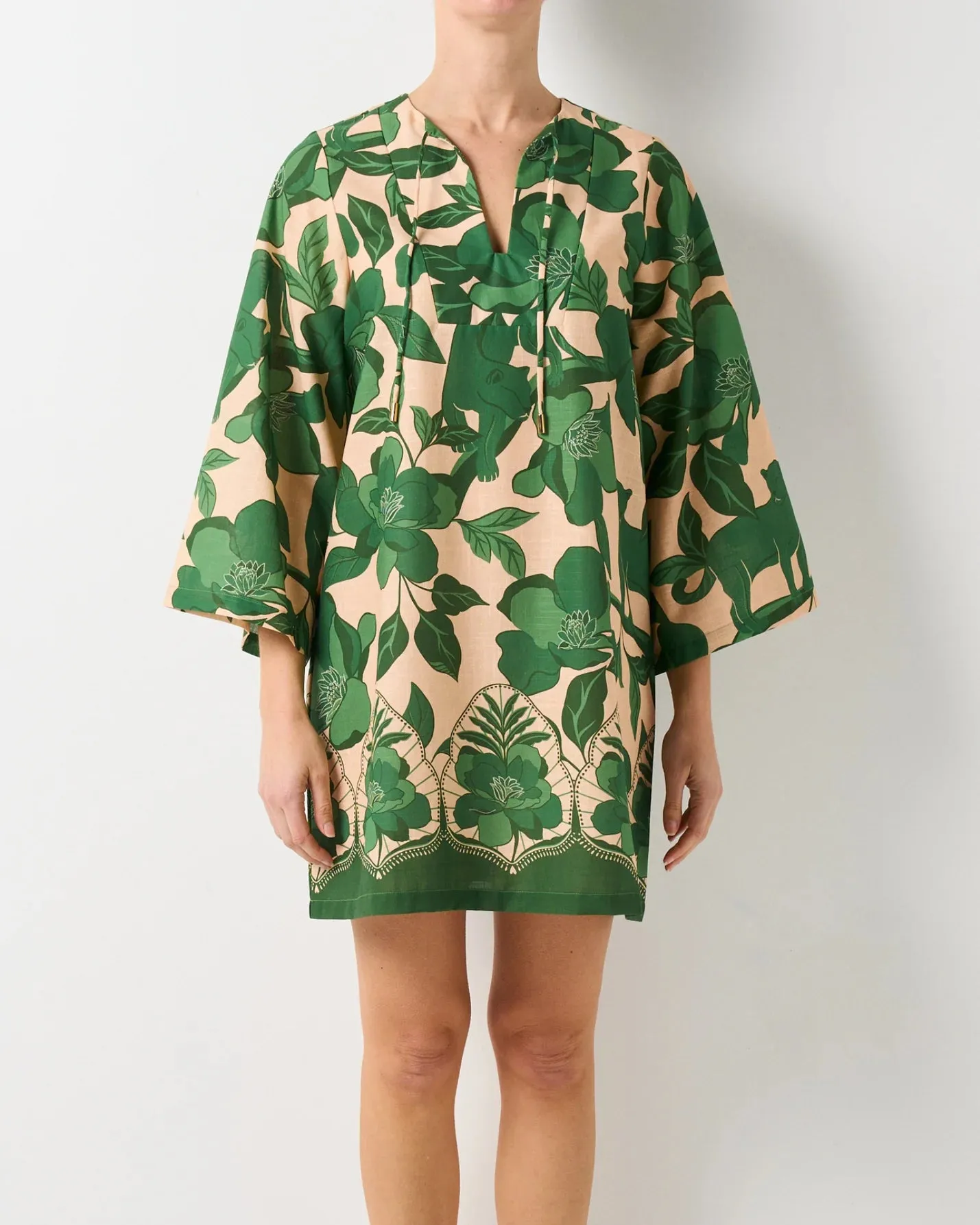 Walnut Melbourne -  Anguilla Dress - Jaguar Jungle
