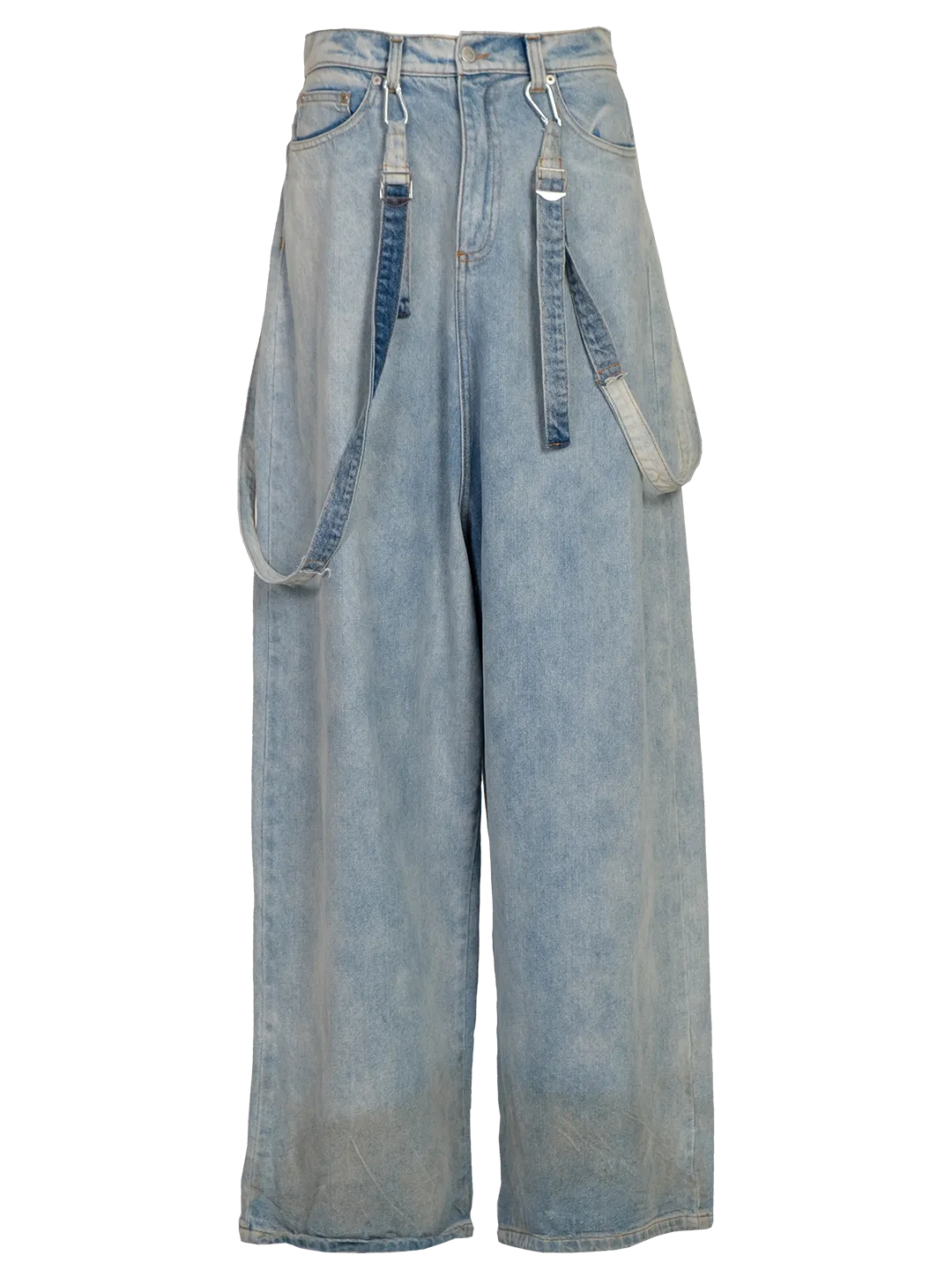 Washed Jeans Pocket On The Back