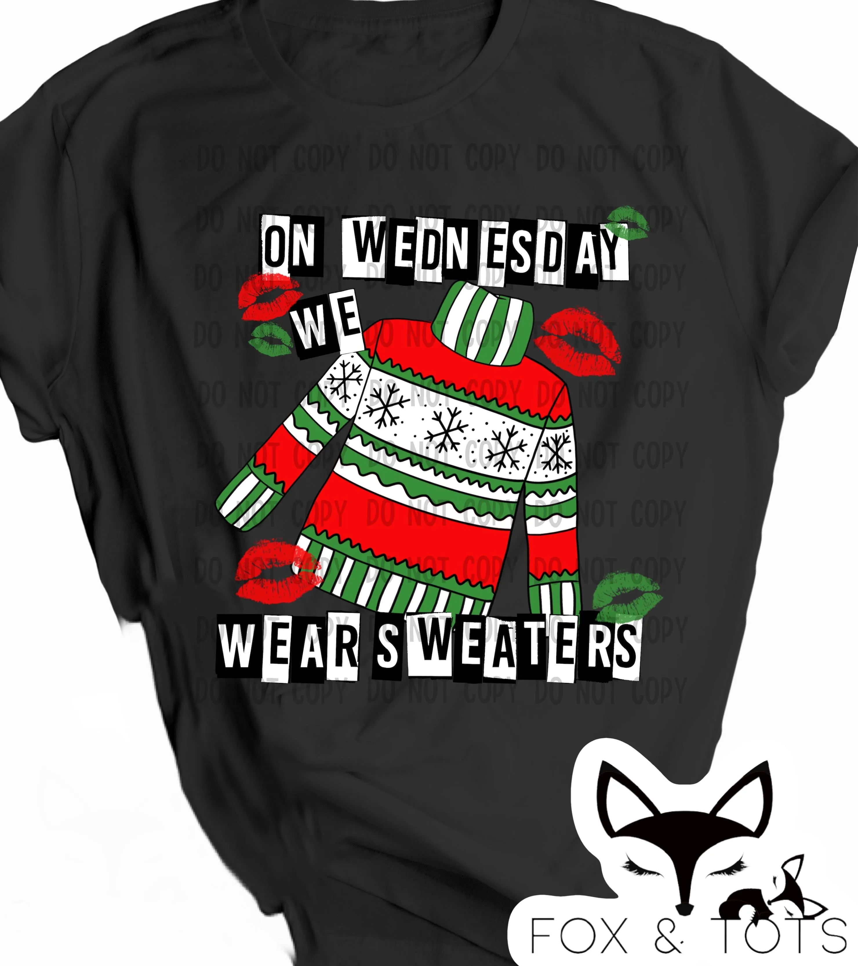 we wear sweaters screen pre order (1.5 week TAT)
