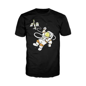 Weird Science Astronaut Official Men's T-shirt (Black)
