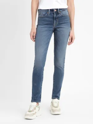 Women's 311 Blue Skinny Fit Mid Rise Jeans