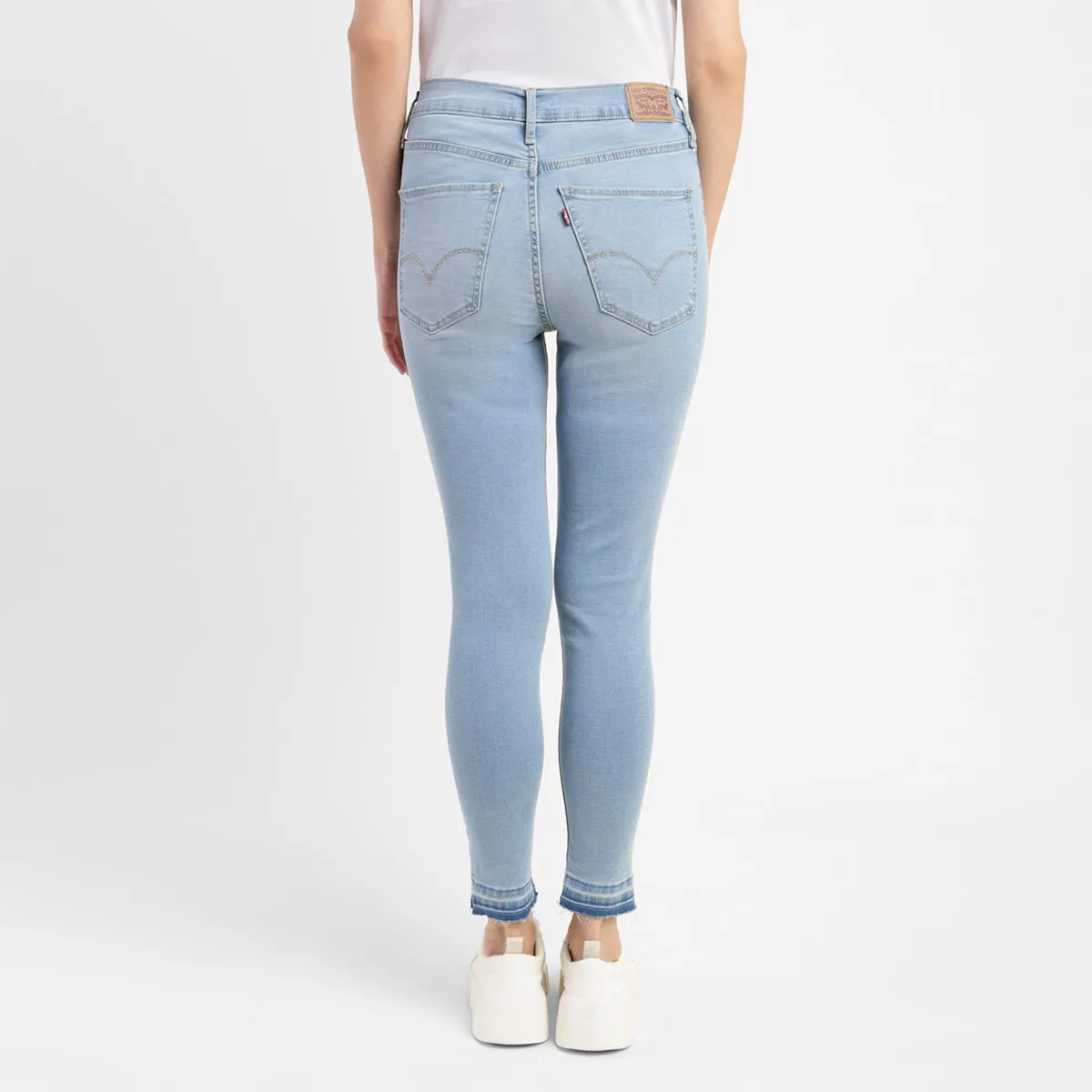 Women's Blue Skinny Fit High Rise Jeans