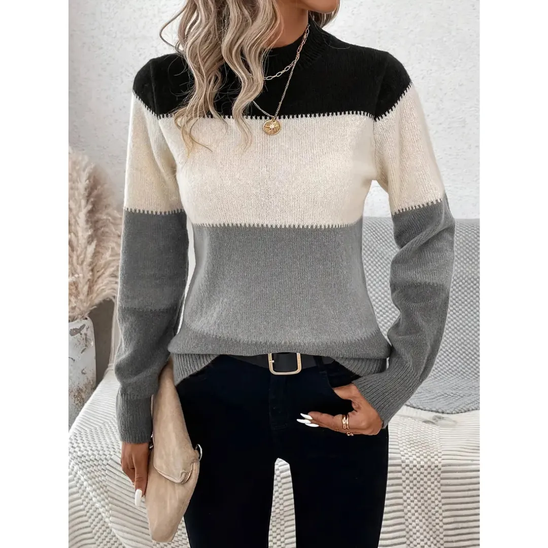 Women's Casual Cozy Long Sleeve Sweater | Warm