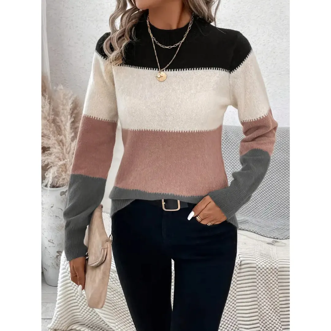 Women's Casual Cozy Long Sleeve Sweater | Warm