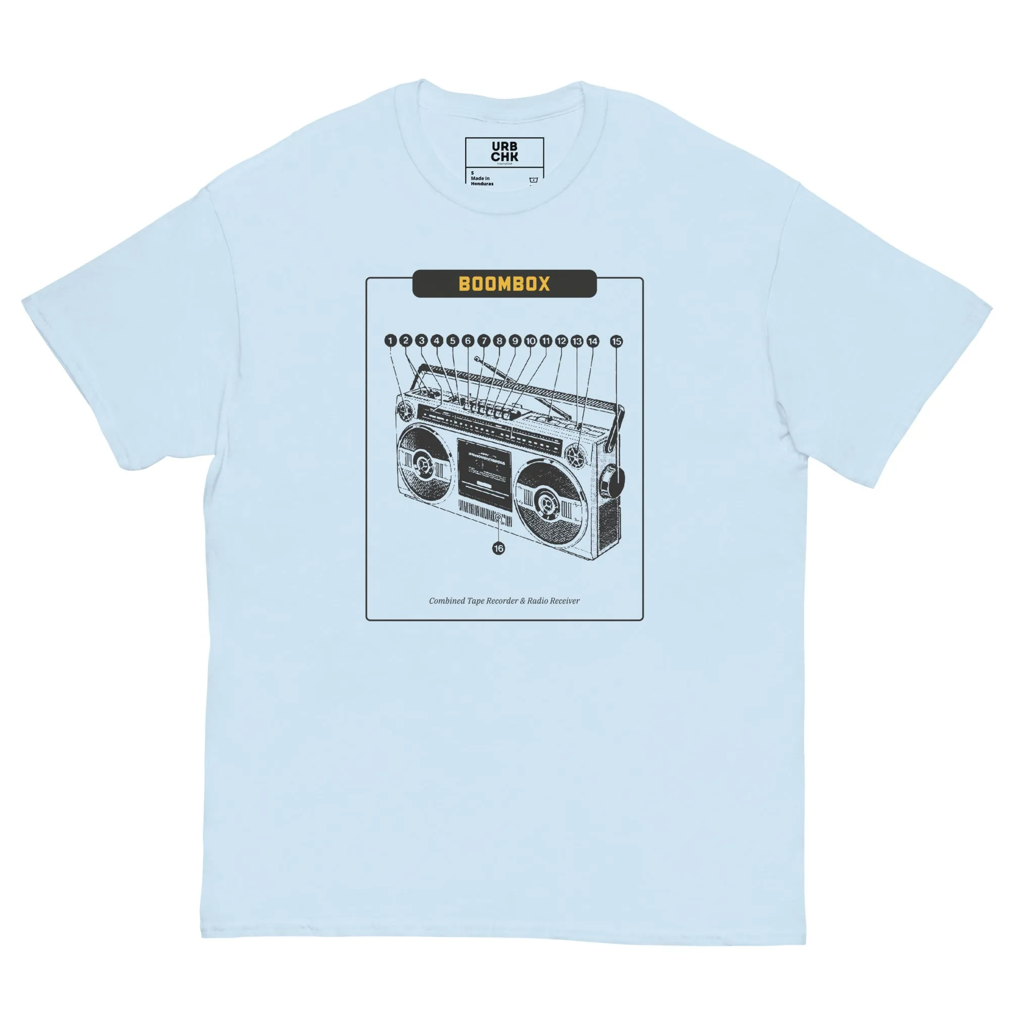 WOMEN'S CREW NECK T-SHIRT BOOMBOX