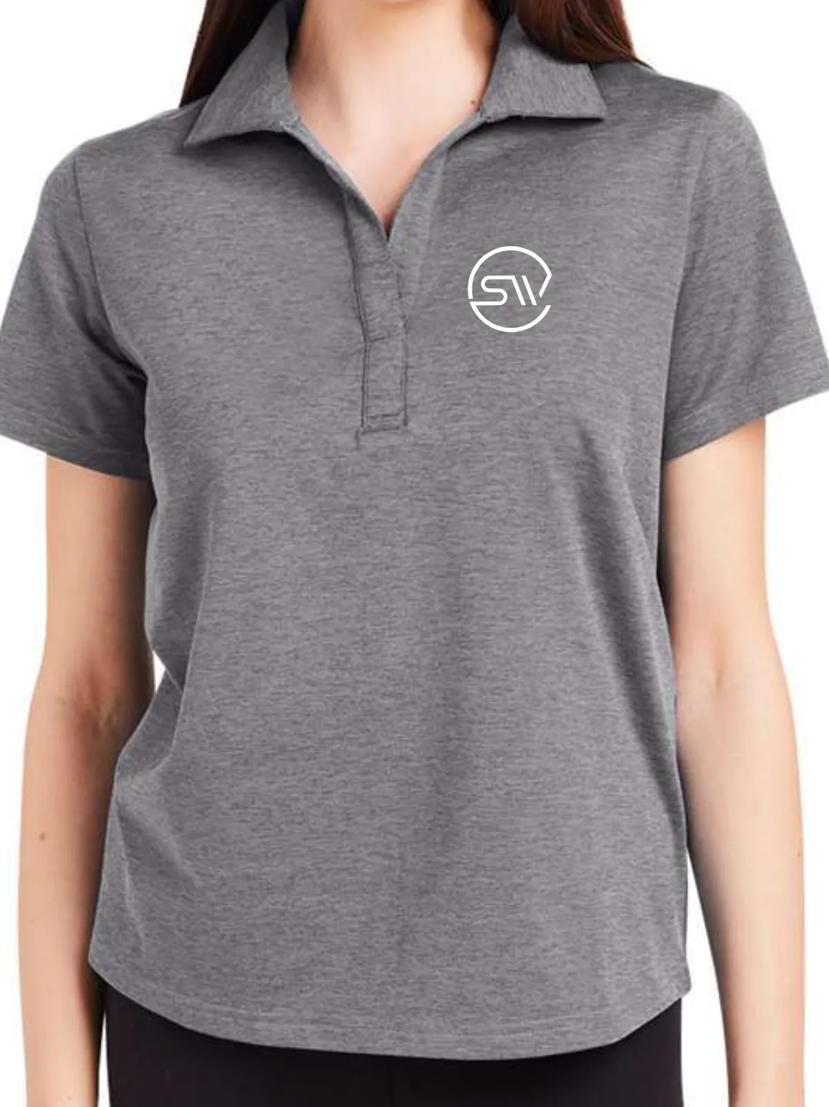 Women's Cut High-end Glyder Polo w/ Embroidered Sylvan Way Church Logo